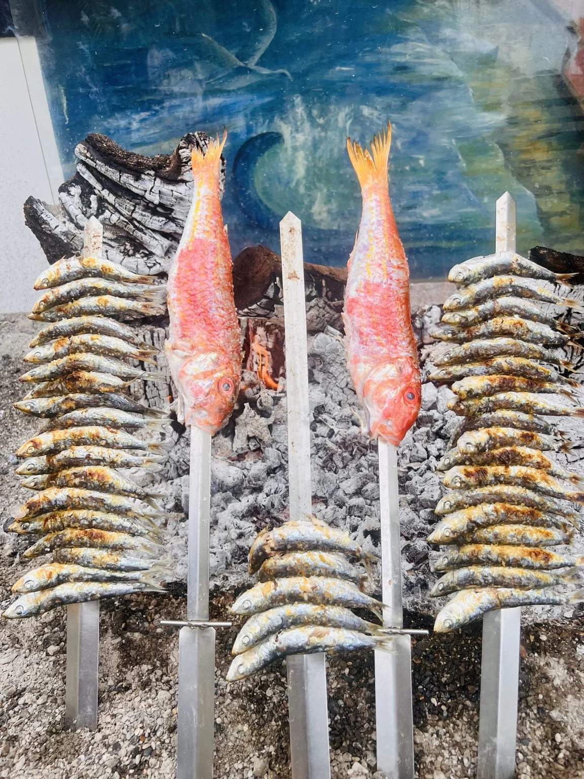 Espetos a la brasa